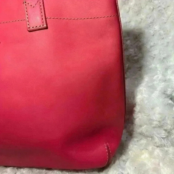 Fossil Leather Fuchsia Tote Bag - Picture 5 of 16